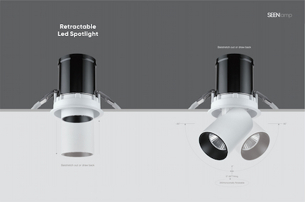 The Advantages Of Seenlamp Lighting's Retractable Downlights For Commercial Lighting